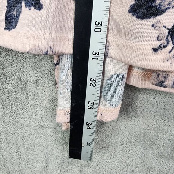 Womens Pink LuLaRoe Floral Print Open Front Cardigan w/ Pockets Size M - Picture 8 of 9